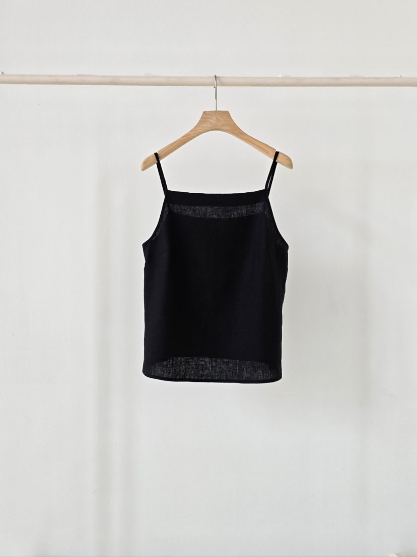 J SHOP韓國直郵實拍女裝新品休閑職業人氣26夏季吊帶背心亞麻J_SHOP吊帶/背心圖色4