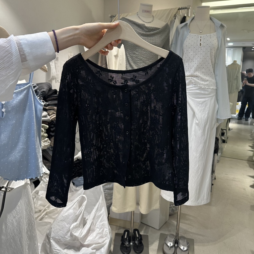 LIL韓國直郵女裝新品26春夏人氣26夏季推薦休閑職業長袖T恤LIL長袖T恤圖色2