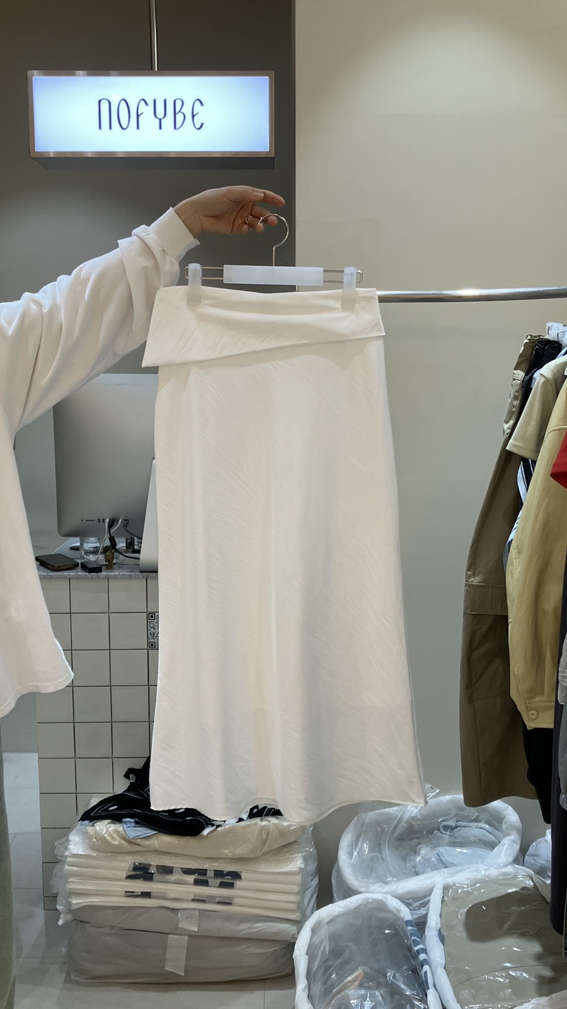 NOFYBE韓國直郵女士新款26夏季時尚職業人氣半身裙中短裙NOFYBE半身裙/中短裙