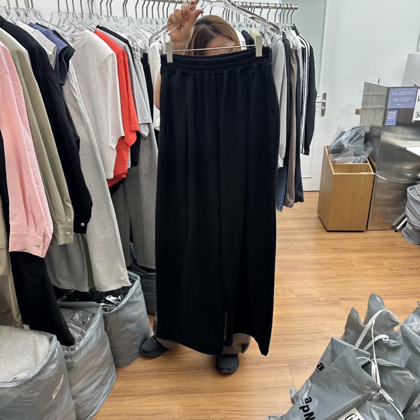 GABIZON韓國直郵實拍女裝新款推薦熱賣時尚休閑褲褶裥寬松GABIZON休閑褲圖色2