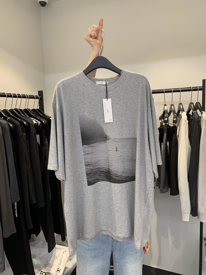 FORTH韓國東大門代購女裝新款26夏季推薦職業休閑26春夏T恤FORTHT恤圖色2