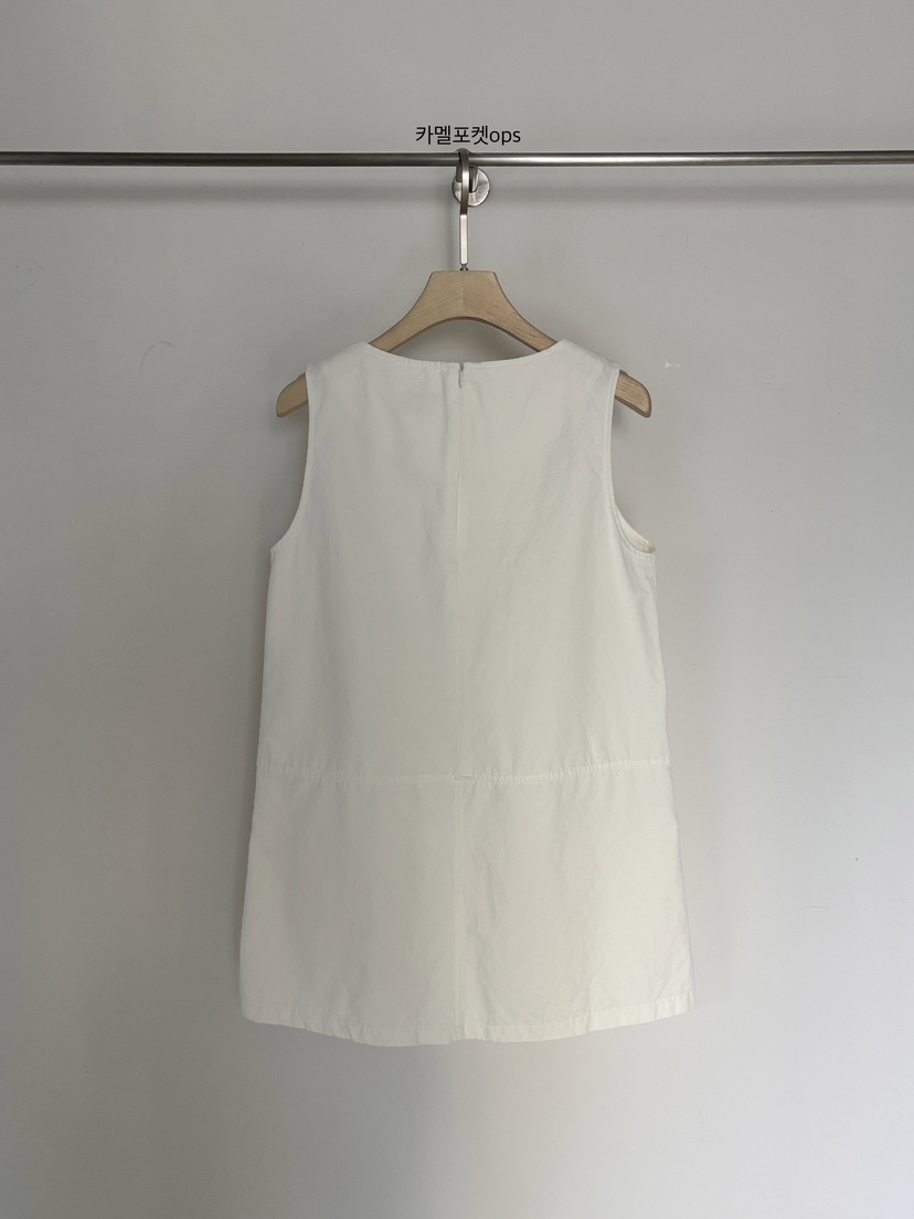 VERGAMOT韓國直郵女裝新款職業人氣熱賣休閑26夏季連衣裙口袋VERGAMOT連衣裙