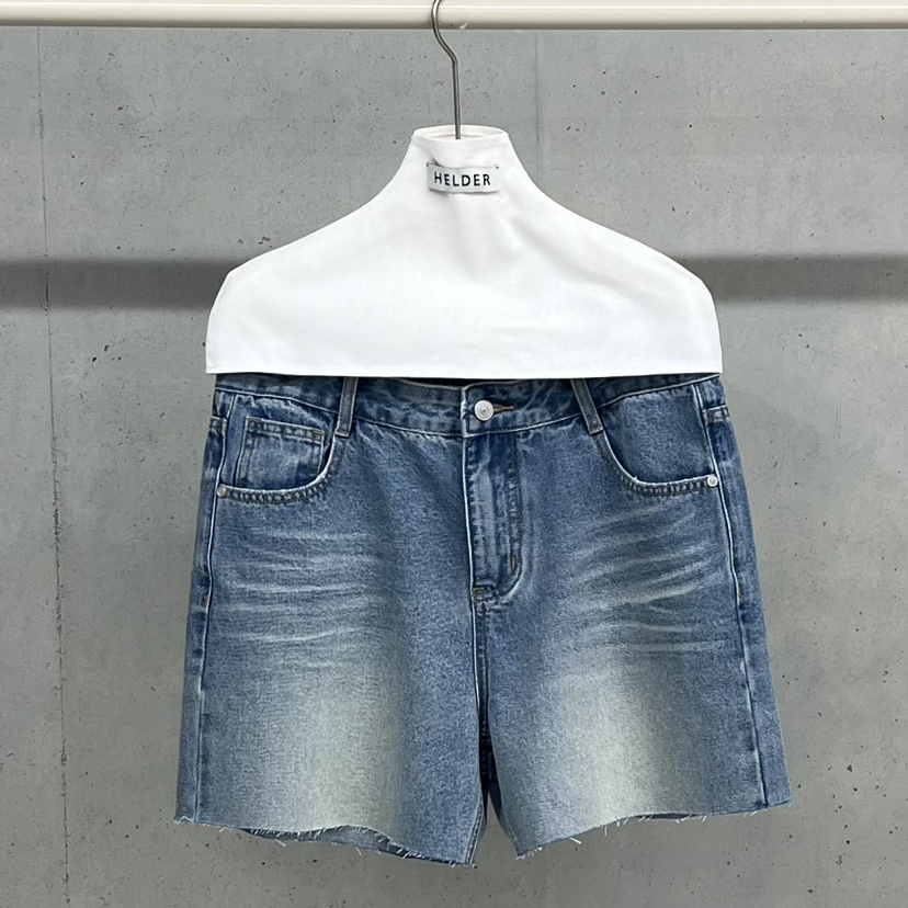 HELDER-P韓國東大門直郵女士新款休閑職業推薦26夏季短褲水洗HELDER短褲圖色1