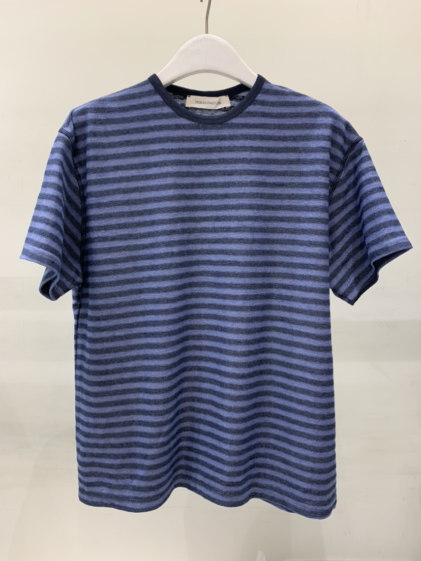 THE SIGNATURE東大門實拍韓國女士新款時尚26春夏T恤條紋THE SIGNATURET恤圖色2