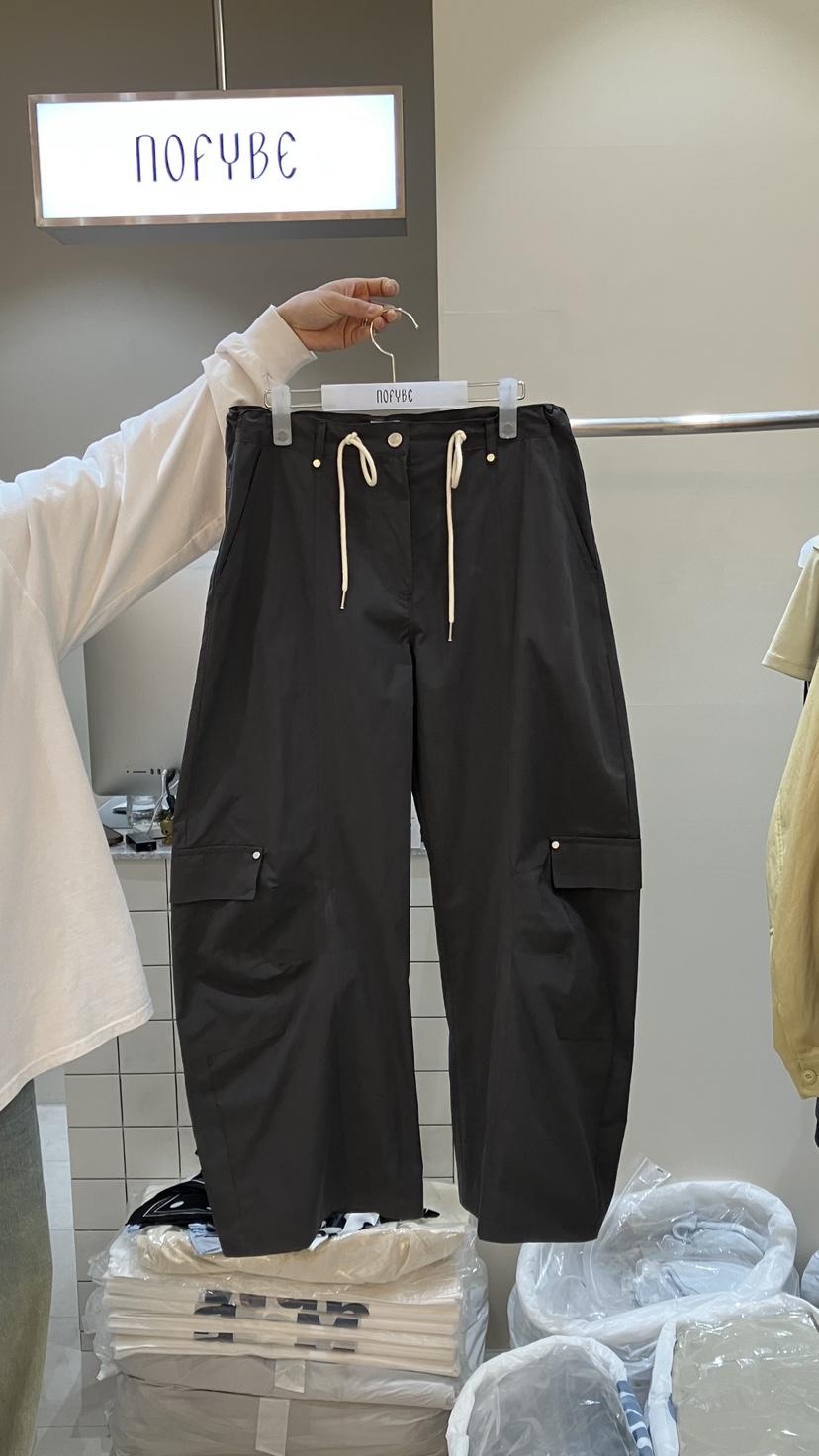 NOFYBE韓國代購女士新品人氣時尚26春夏休閑休閑褲工裝褲NOFYBE休閑褲圖色2