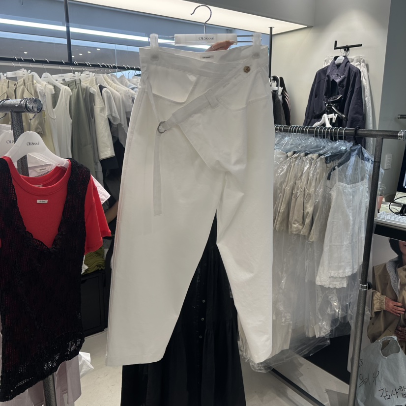 OLI SEOUL韓國代購女士新品26夏季職業休閑人氣推薦休閑褲OLI SEOUL休閑褲圖色1