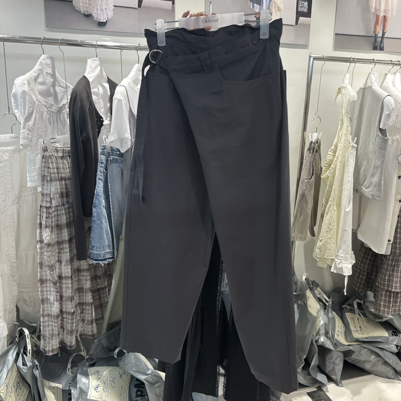 OLI SEOUL韓國代購女士新品26夏季職業休閑人氣推薦休閑褲OLI SEOUL休閑褲圖色2