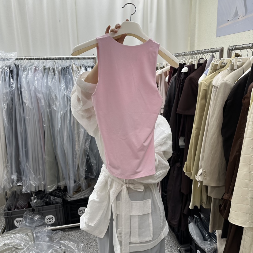 ONEBYTWO韓國直郵實拍女裝新款休閑人氣推薦職業吊帶背心ONE BY TWO吊帶/背心