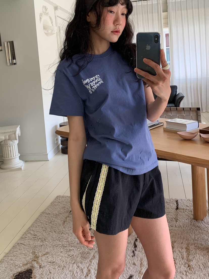 MORE THAN-P東大門實拍韓國女裝新款職業26夏季休閑T恤MORE THANT恤