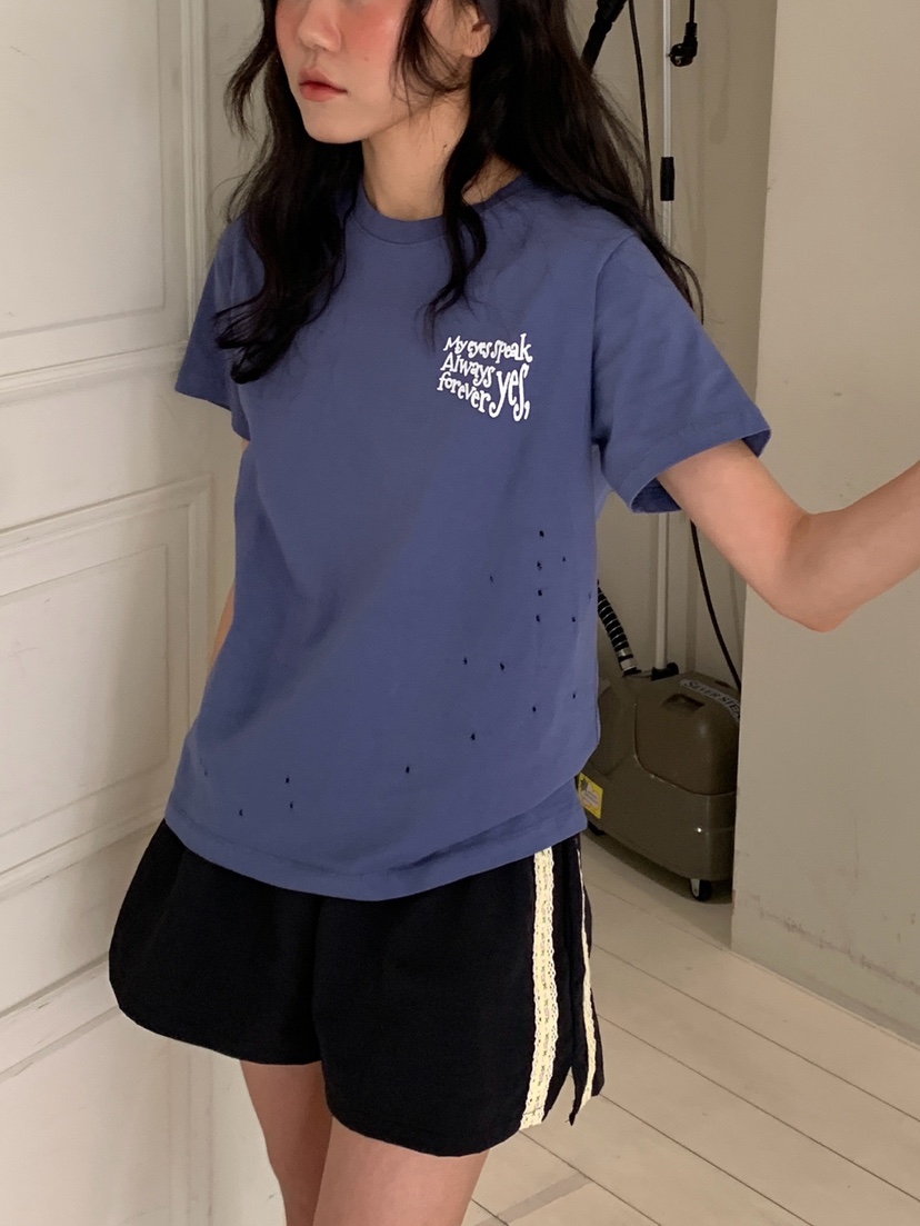 MORE THAN-P東大門實拍韓國女裝新款職業26夏季休閑T恤MORE THANT恤