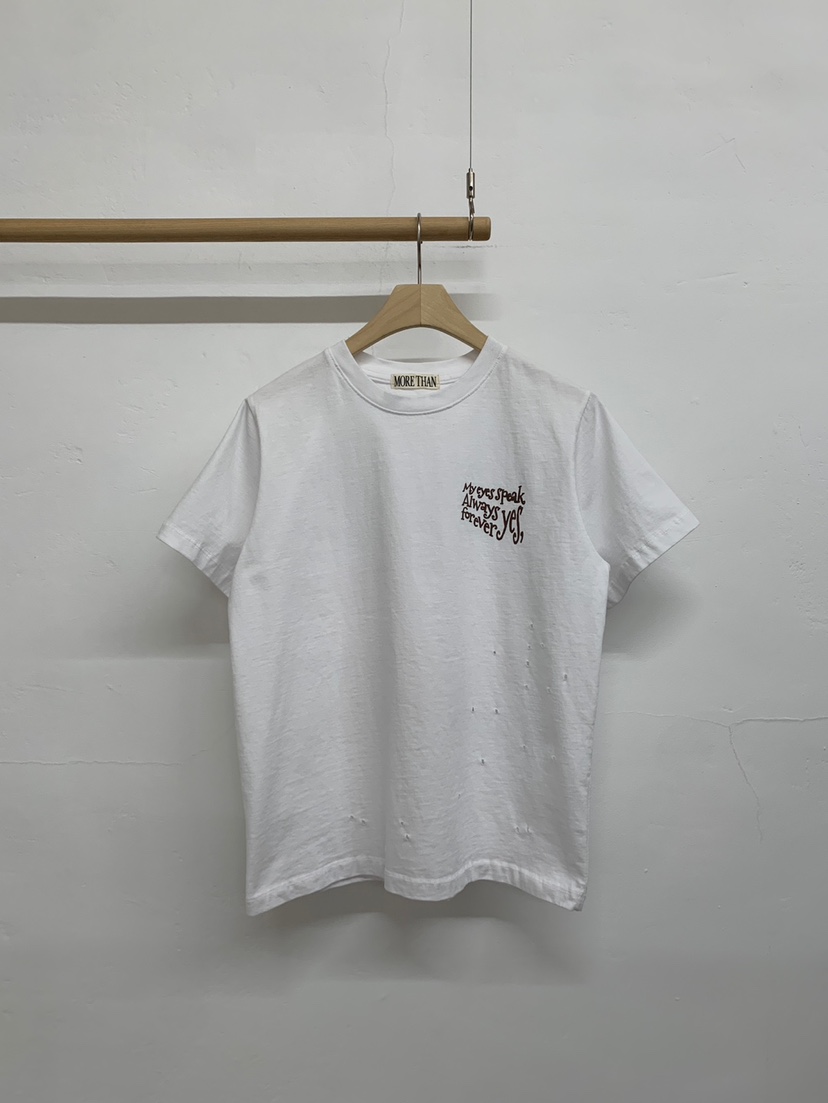 MORE THAN-P東大門實拍韓國女裝新款職業26夏季休閑T恤MORE THANT恤圖色1