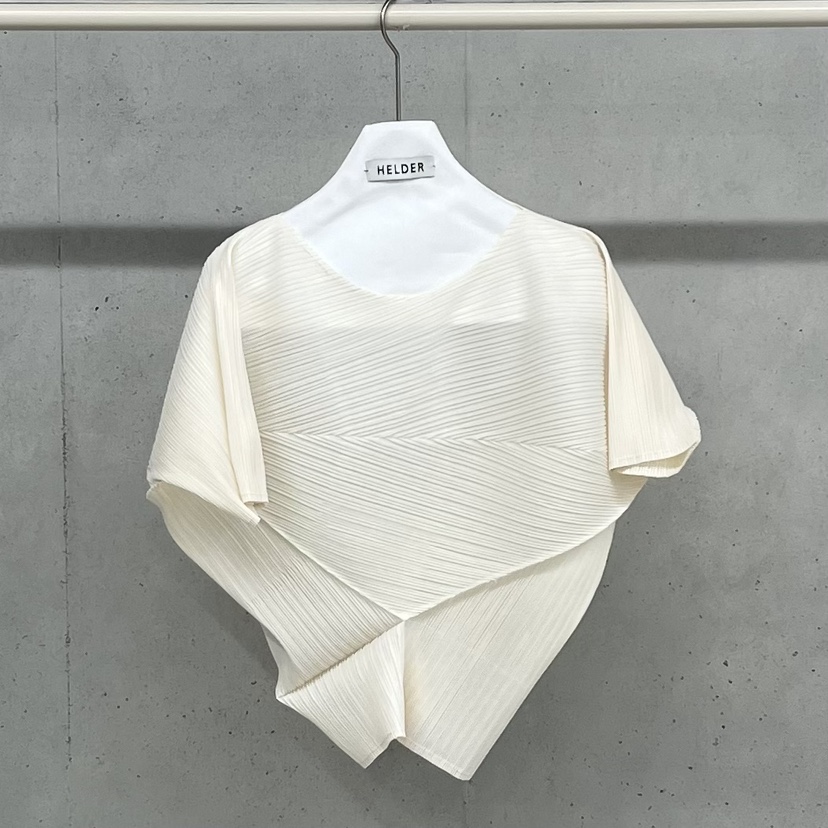 HELDER-P韓國東大門直郵女士新款職業熱賣襯衫蕾絲衫褶裥HELDER襯衫/蕾絲衫圖色1