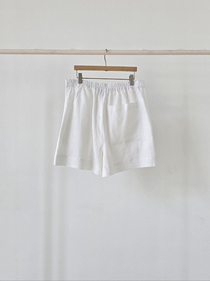 J SHOP韓國代購女裝新品休閑推薦人氣26春夏職業短褲亞麻J_SHOP短褲