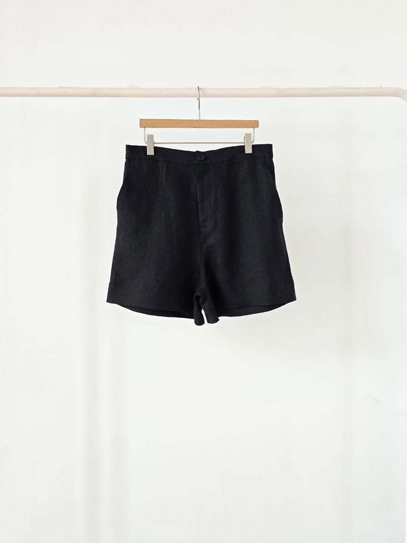 J SHOP韓國代購女裝新品休閑推薦人氣26春夏職業短褲亞麻J_SHOP短褲圖色4