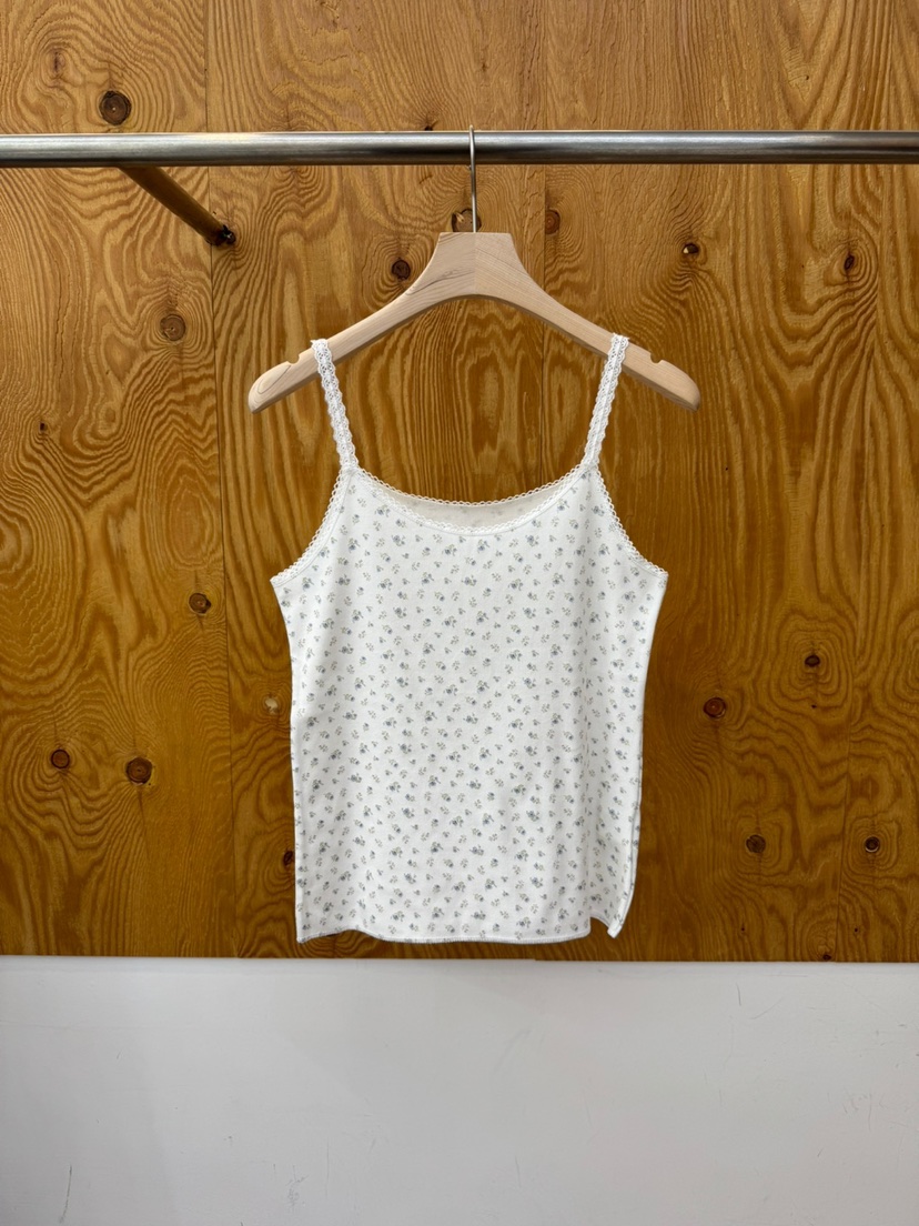 PROJECTVIEW韓國直郵實拍女裝新品職業人氣熱賣吊帶背心花朵PROJECTVIEW吊帶/背心圖色2白色