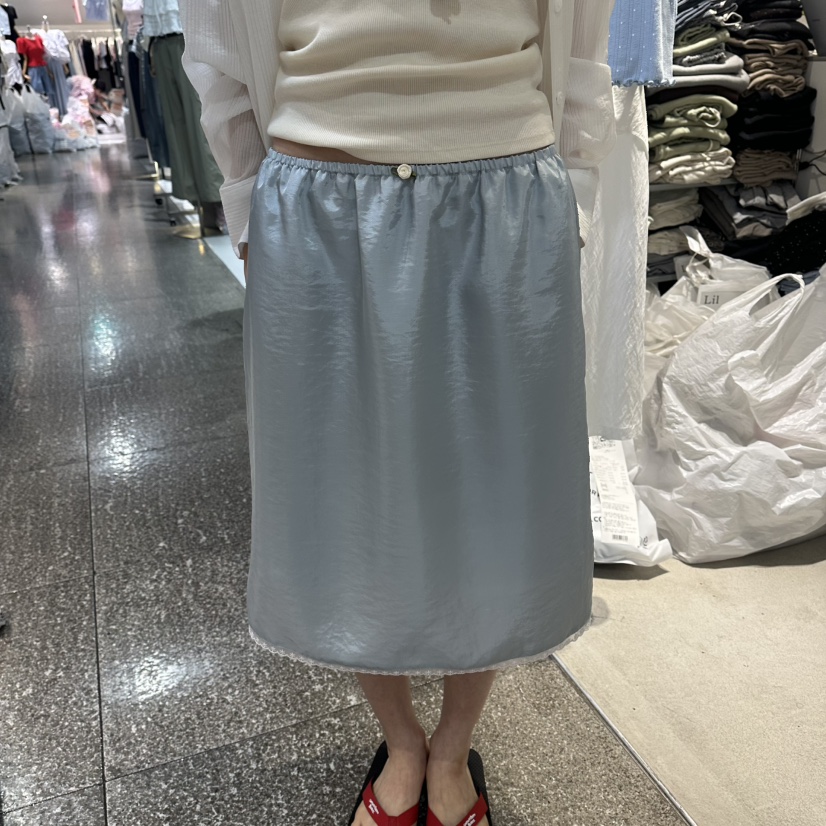 LIL韓國東大門代購女裝新品26春夏休閑推薦熱賣半身裙中短裙LIL半身裙/中短裙圖色3