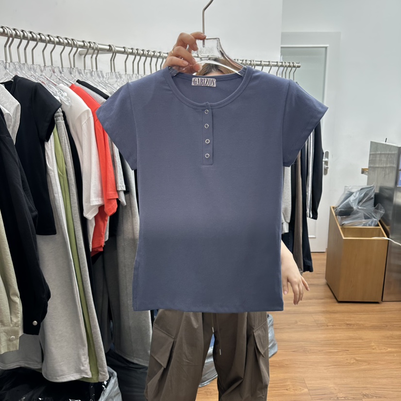 GABIZON韓國直郵女裝新款職業熱賣推薦休閑時尚26夏季T恤GABIZONT恤圖色3