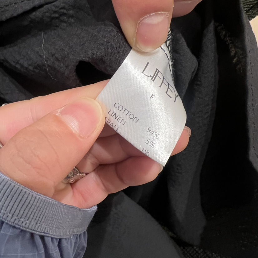 LIFFEY東大門實拍韓國女士新款職業熱賣推薦襯衫蕾絲衫亞麻LIFFEY襯衫/蕾絲衫