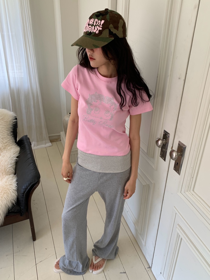 MORE THAN-P韓國直郵實拍女裝新品推薦26夏季時尚人氣T恤MORE THANT恤