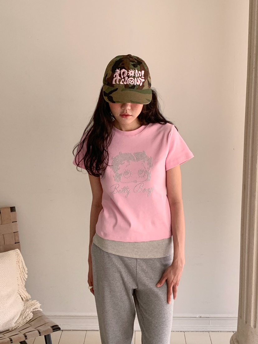 MORE THAN-P韓國直郵實拍女裝新品推薦26夏季時尚人氣T恤MORE THANT恤