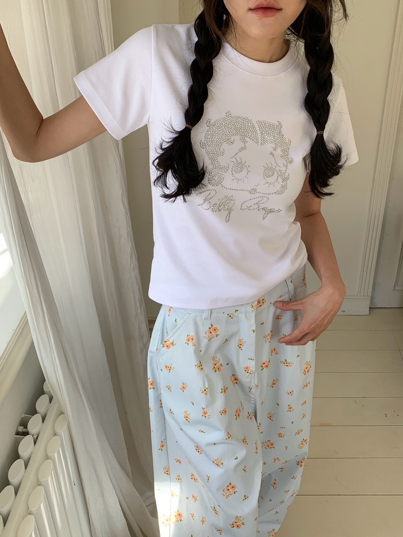 MORE THAN-P韓國直郵實拍女裝新品推薦26夏季時尚人氣T恤MORE THANT恤