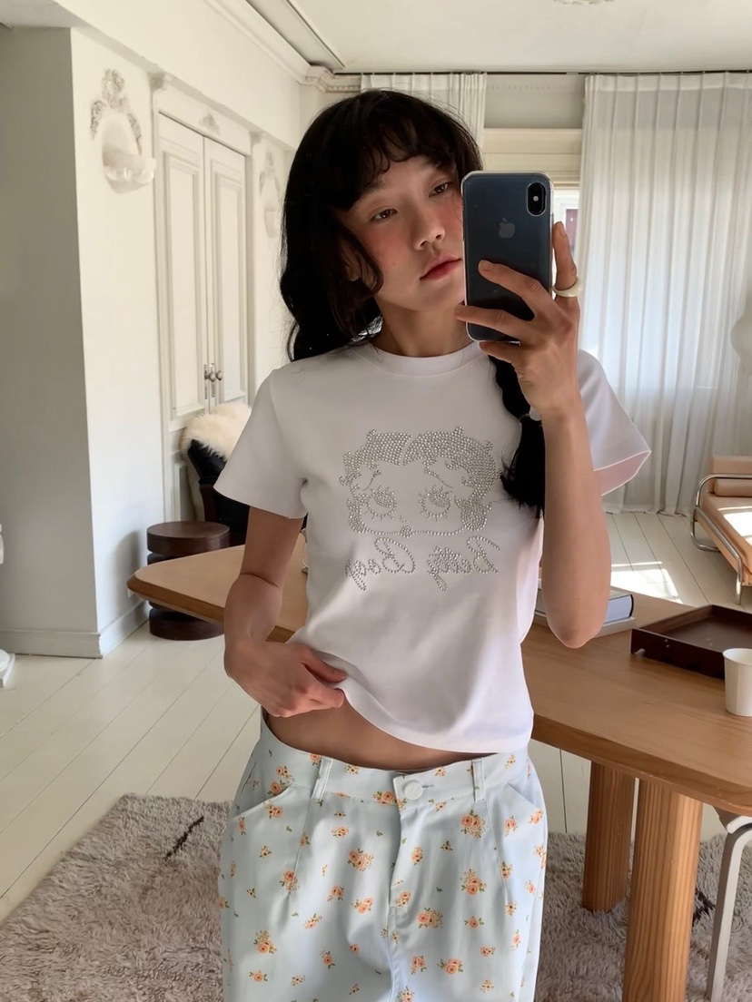 MORE THAN-P韓國直郵實拍女裝新品推薦26夏季時尚人氣T恤MORE THANT恤