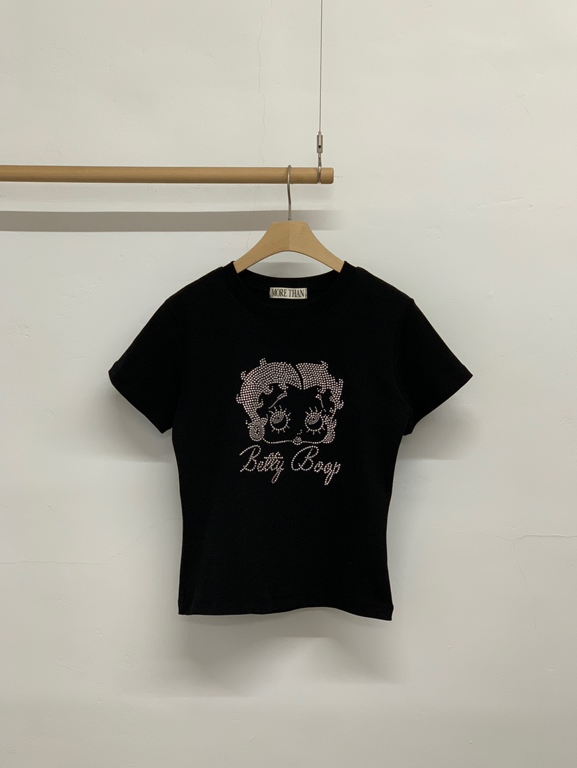 MORE THAN-P韓國直郵實拍女裝新品推薦26夏季時尚人氣T恤MORE THANT恤圖色3