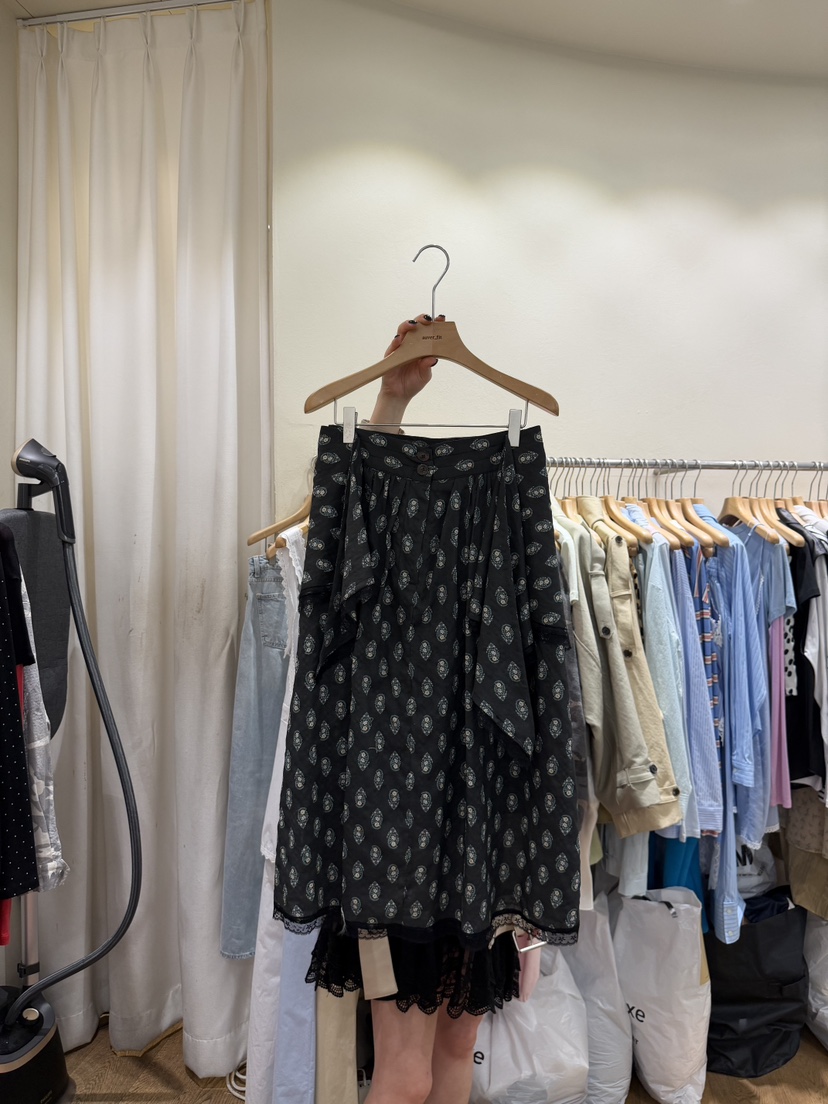 AUVERFIT韓國東大門直郵女裝新品休閑熱賣26春夏半身裙中短裙AUVERFIT半身裙/中短裙圖色2