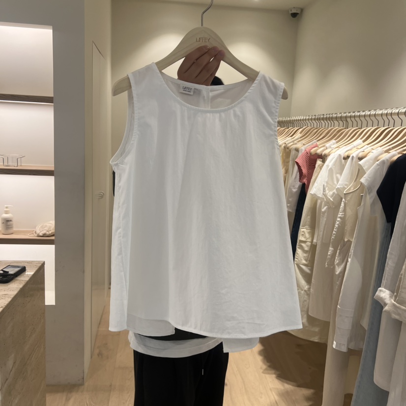 LIFFEY韓國直郵女士新款推薦熱賣26春夏休閑吊帶背心開衩LIFFEY吊帶/背心圖色1