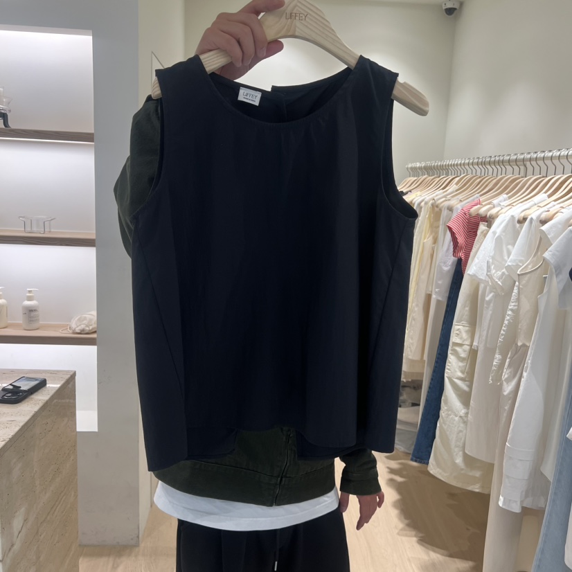 LIFFEY韓國直郵女士新款推薦熱賣26春夏休閑吊帶背心開衩LIFFEY吊帶/背心圖色2