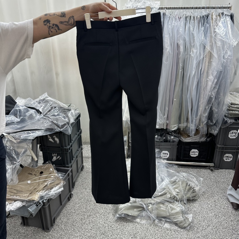 ONEBYTWO韓國直郵女士新款26春夏職業休閑推薦休閑褲腰帶ONE BY TWO休閑褲