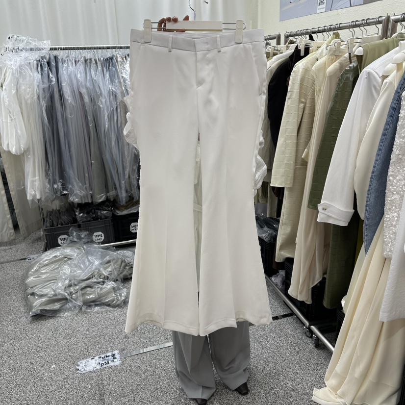 ONEBYTWO韓國直郵女士新款26春夏職業休閑推薦休閑褲腰帶ONE BY TWO休閑褲圖色2