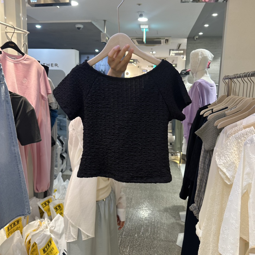 LIL韓國東大門代購女士新款26夏季休閑26春夏人氣襯衫蕾絲衫LIL襯衫/蕾絲衫