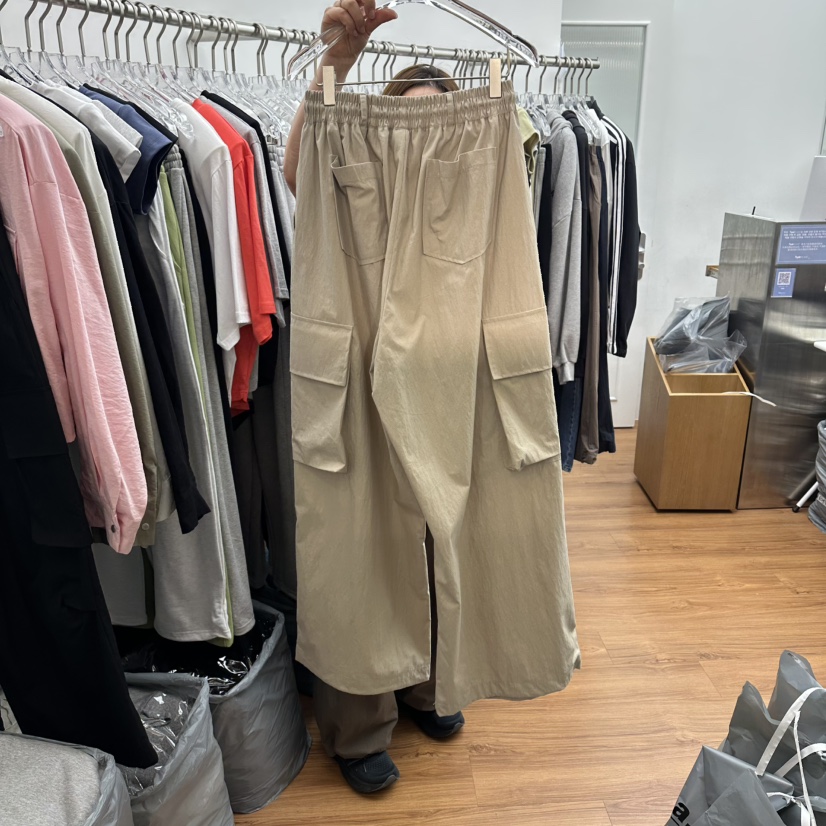 GABIZON韓國直郵女士新款時尚熱賣26夏季人氣休閑褲工裝褲GABIZON休閑褲