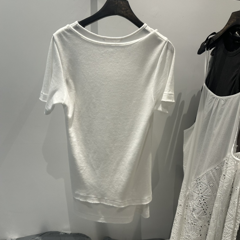 JANE BIRKIN東大門實拍韓國女裝新品熱賣推薦T恤假兩件羅紋JANE BIRKIN設計師品牌T恤