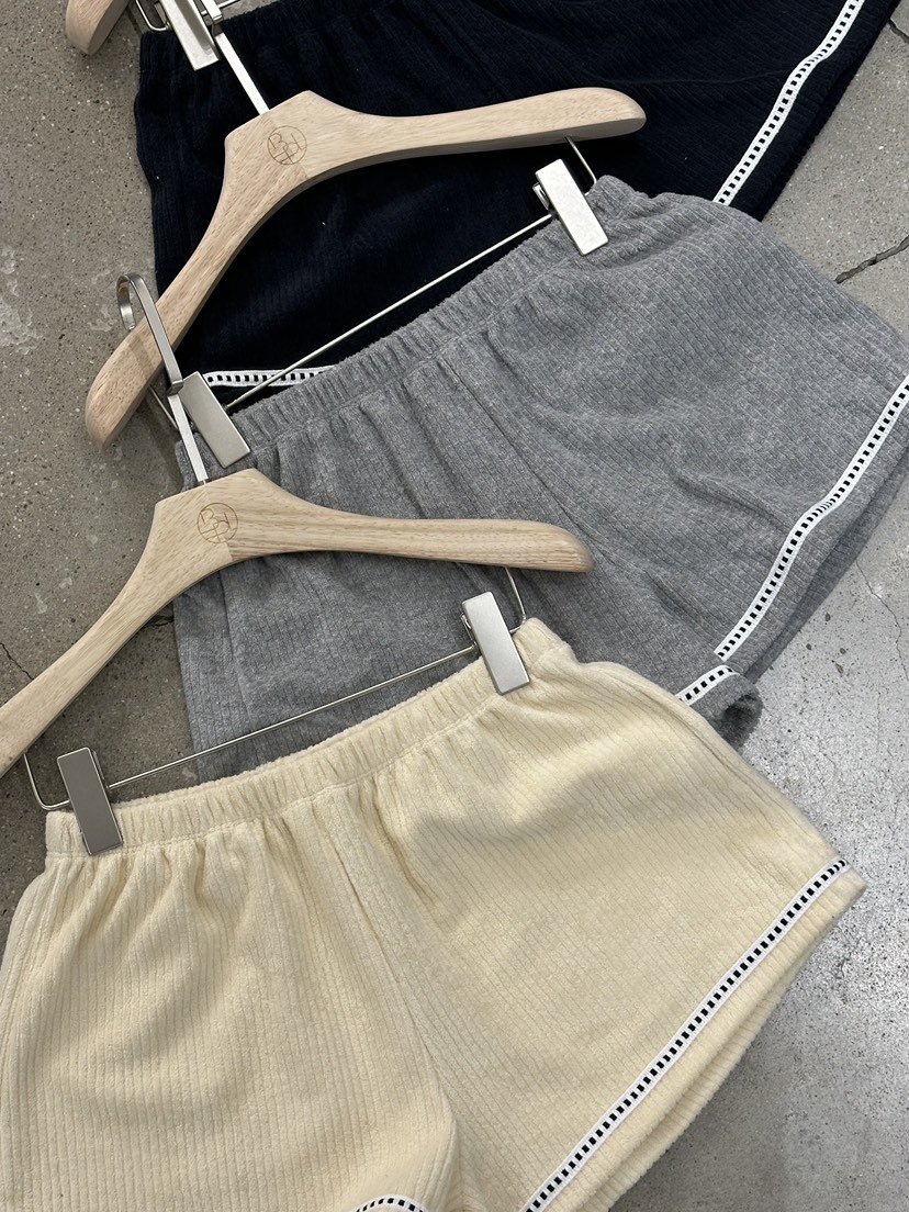 BPLAN韓國東大門代購女裝新款26夏季熱賣人氣26春夏短褲毛圈BPLAN短褲