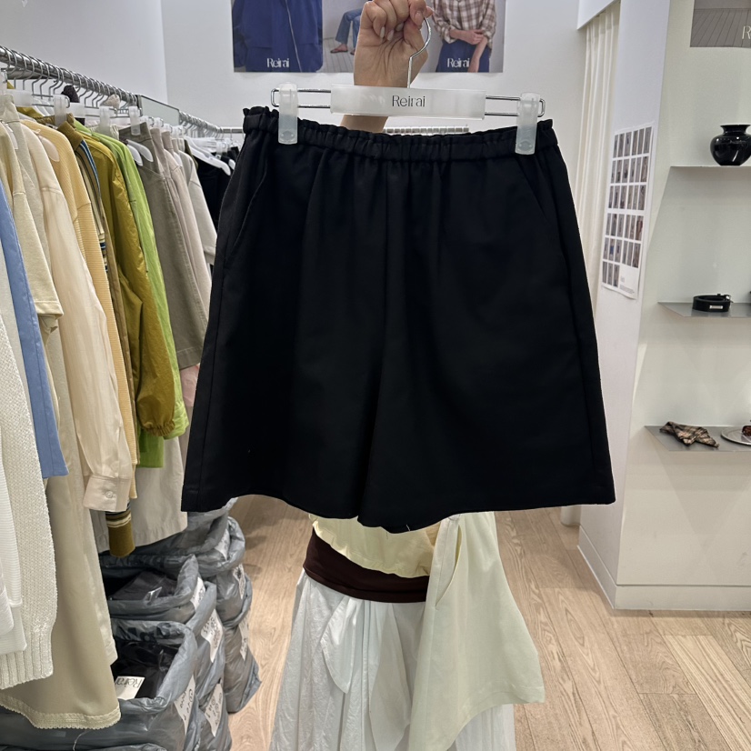 REIRAI韓國直郵女士新品26春夏人氣26夏季休閑職業短褲亞麻Reirai短褲圖色3