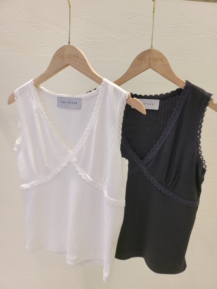 THE OTHER韓國直郵實拍女士新品休閑推薦26春夏吊帶背心蕾絲THE OTHER吊帶/背心