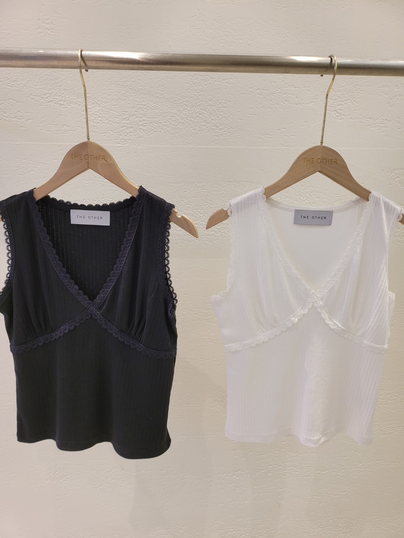 THE OTHER韓國直郵實拍女士新品休閑推薦26春夏吊帶背心蕾絲THE OTHER吊帶/背心