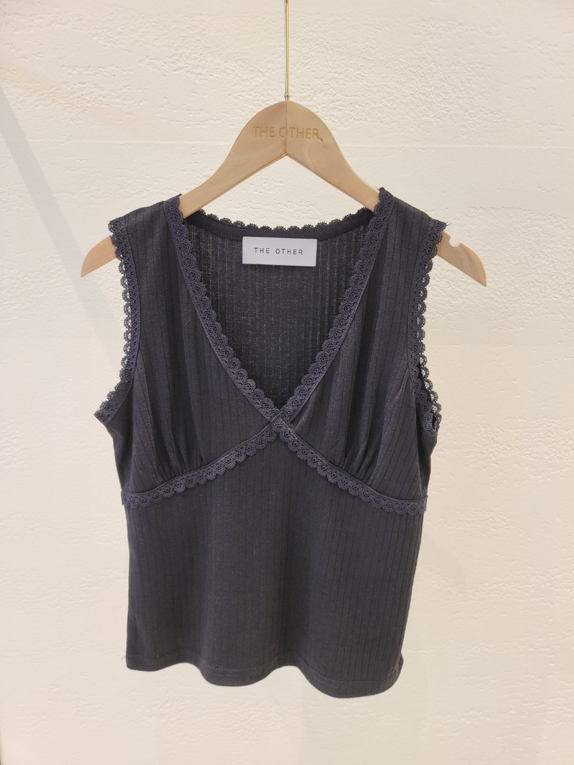 THE OTHER韓國直郵實拍女士新品休閑推薦26春夏吊帶背心蕾絲THE OTHER吊帶/背心圖色2