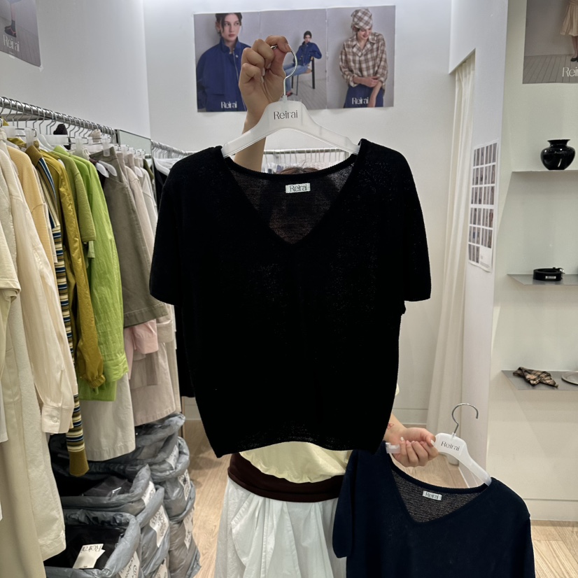 REIRAI韓國直郵實拍女裝新款推薦時尚26夏季休閑熱賣針織衫Reirai針織衫圖色3