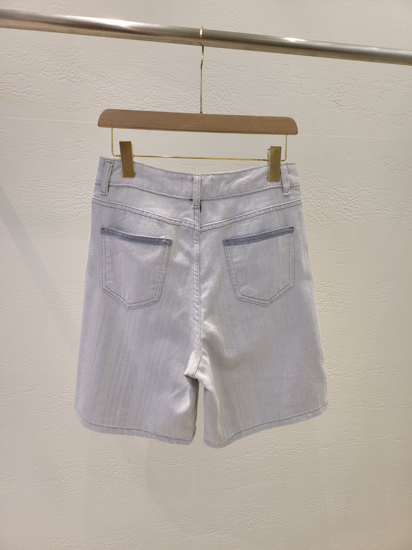 THE OTHER東大門實拍韓國女裝新款26春夏推薦短褲人字紋THE OTHER短褲