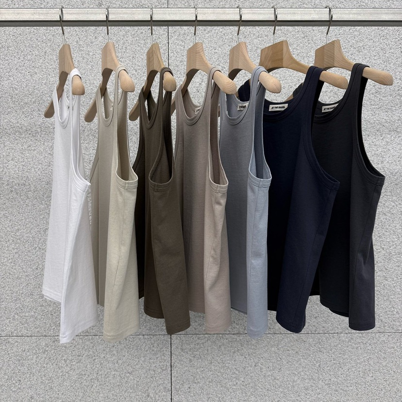 AT THE BAGEL韓國東大門直郵女裝新款休閑26夏季吊帶背心AT THE BAGEL吊帶/背心