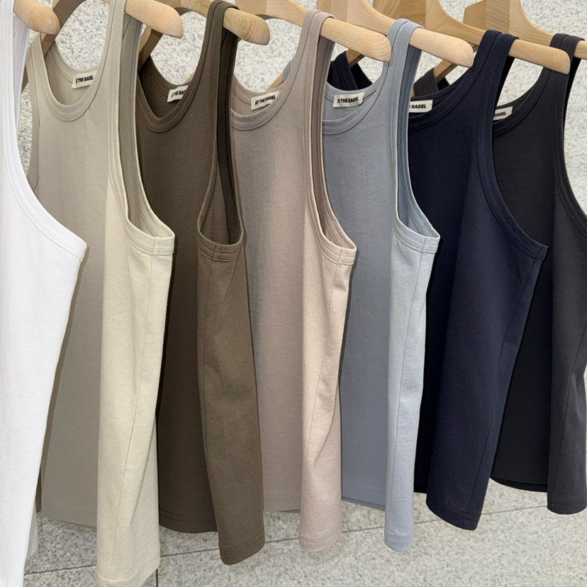 AT THE BAGEL韓國東大門直郵女裝新款休閑26夏季吊帶背心AT THE BAGEL吊帶/背心