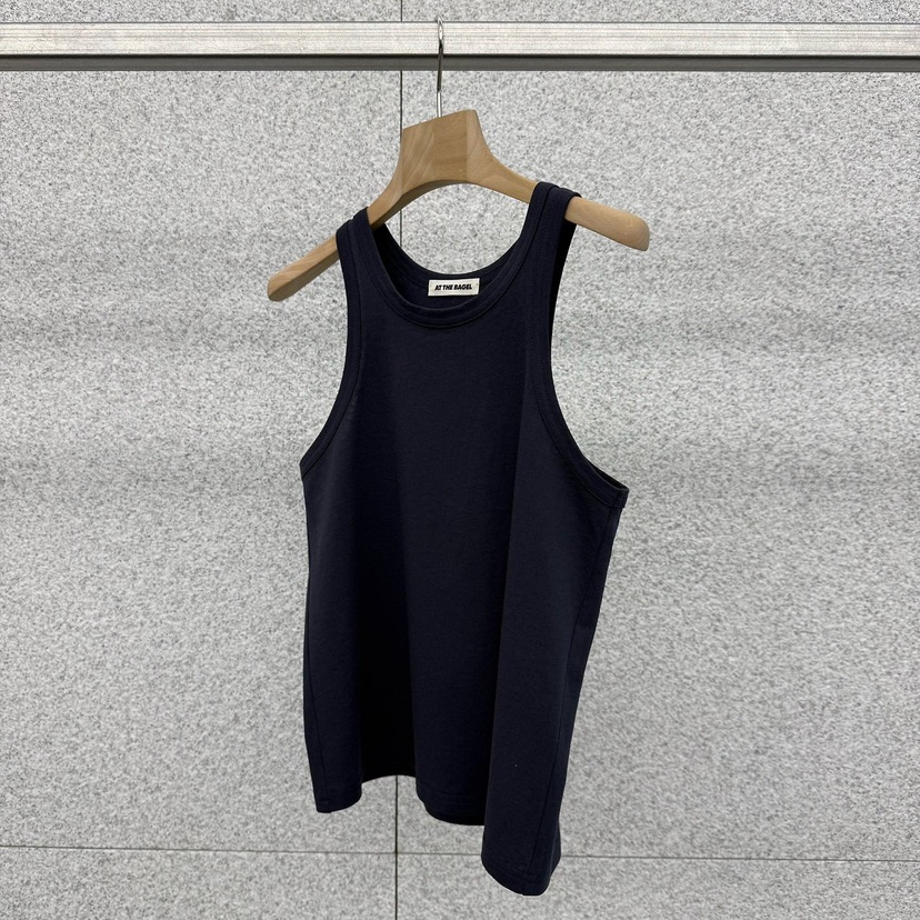 AT THE BAGEL韓國東大門直郵女裝新款休閑26夏季吊帶背心AT THE BAGEL吊帶/背心圖色6深藍色
