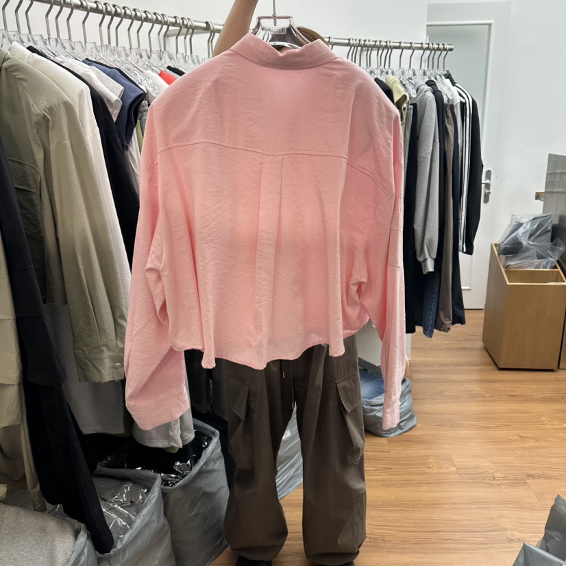 GABIZON東大門實拍韓國女士新款人氣熱賣職業襯衫蕾絲衫亞麻GABIZON襯衫/蕾絲衫