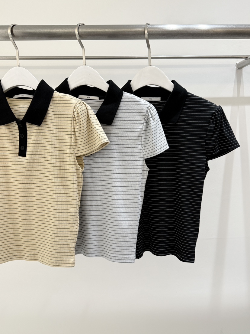 VIVE韓國直郵女士新款時尚推薦人氣26春夏休閑職業熱賣T恤VIVET恤