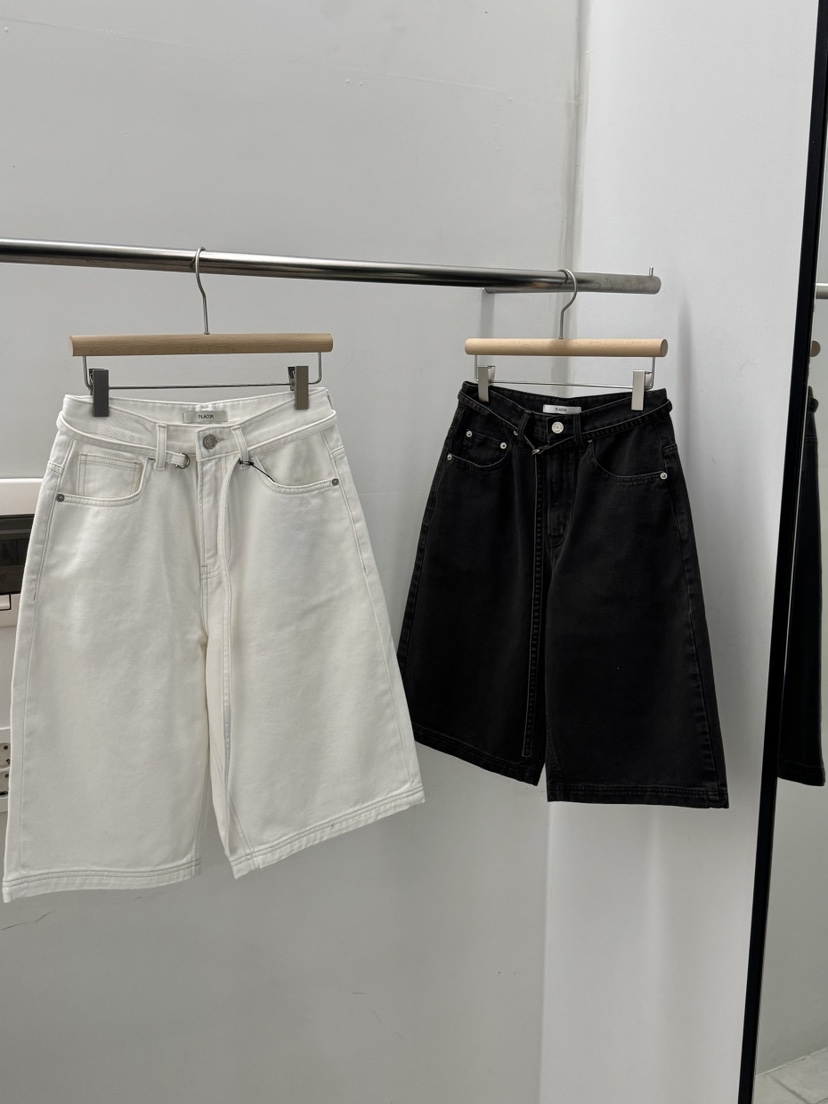 REGULARLY/PLACOR東大門實拍韓國女士新款推薦短褲含腰帶系帶REGULARLY/PLACOR短褲