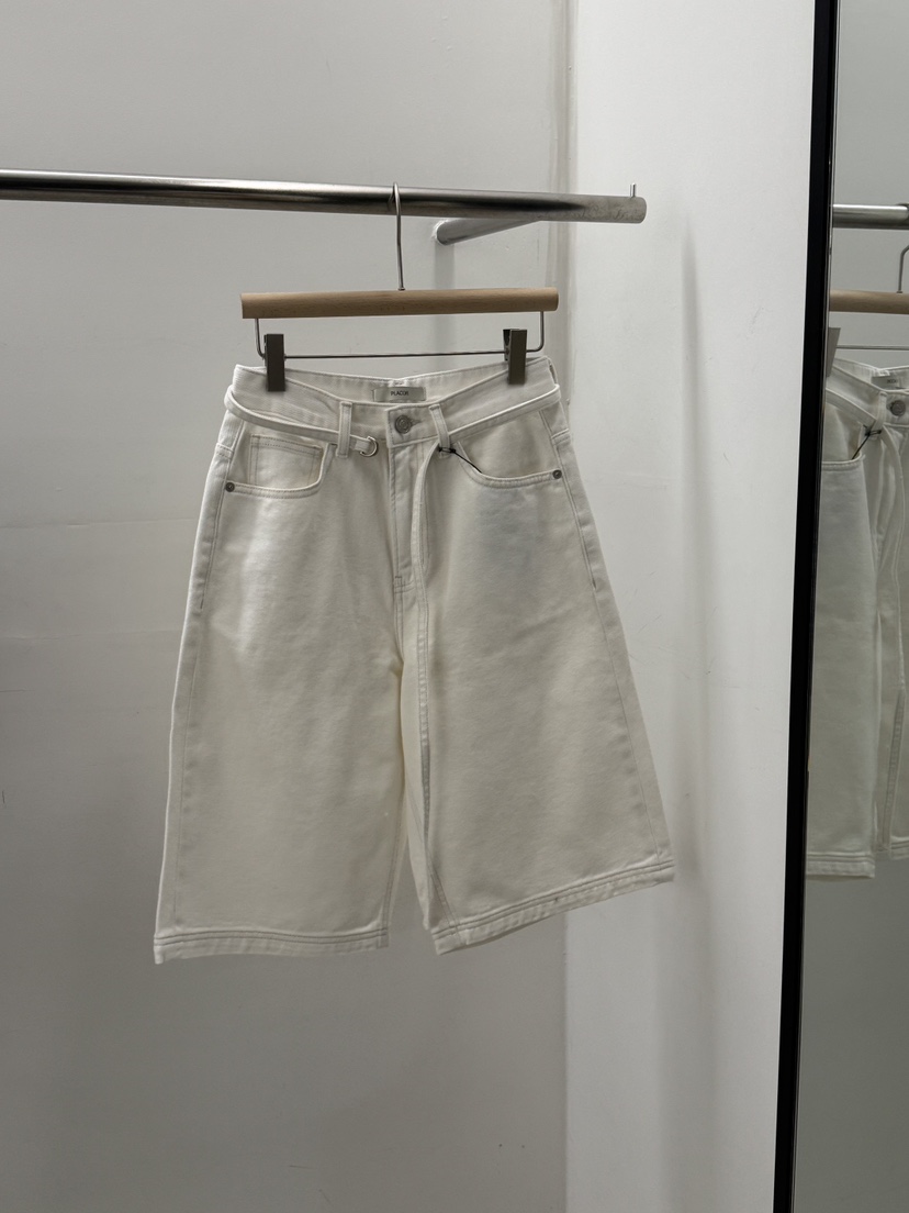 REGULARLY/PLACOR東大門實拍韓國女士新款推薦短褲含腰帶系帶REGULARLY/PLACOR短褲圖色1