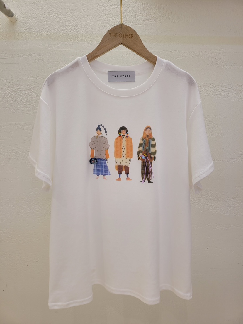 THE OTHER韓國直郵女裝新品休閑熱賣職業時尚26春夏人氣T恤THE OTHERT恤圖色1